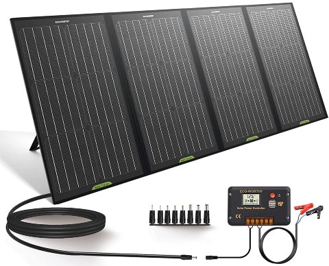 ECO-Worthy 120W Foldable Solar Panel Charger Kit