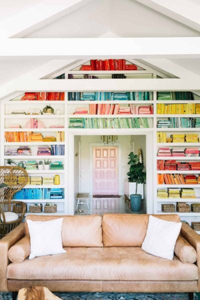 Elsie’s Rainbow Bookshelves