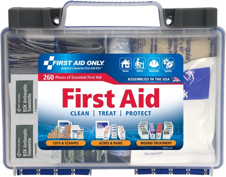 First Aid Only 260 Piece All-Purpose First Aid Kit