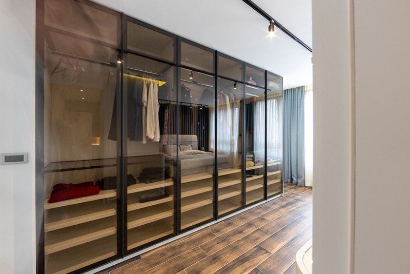 Glass Cabinet Closet