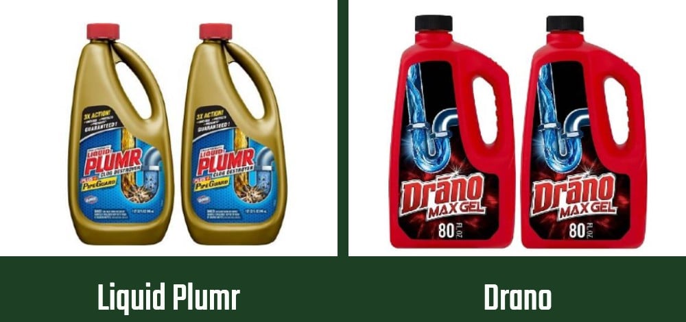 Liquid Plumr Vs. Drano SIDE BY SIDE