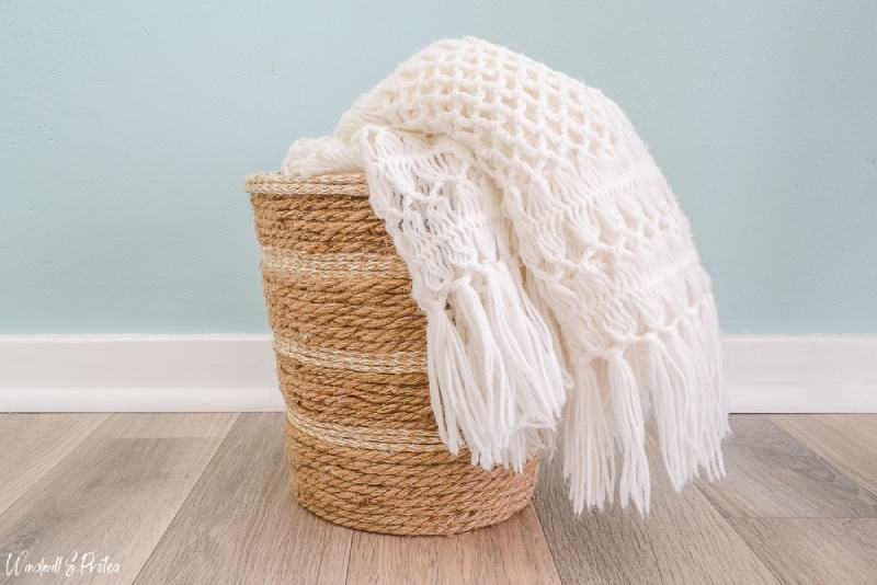 MAKE YOUR OWN, CUTE DIY ROPE BASKET ON A BUDGET (1)