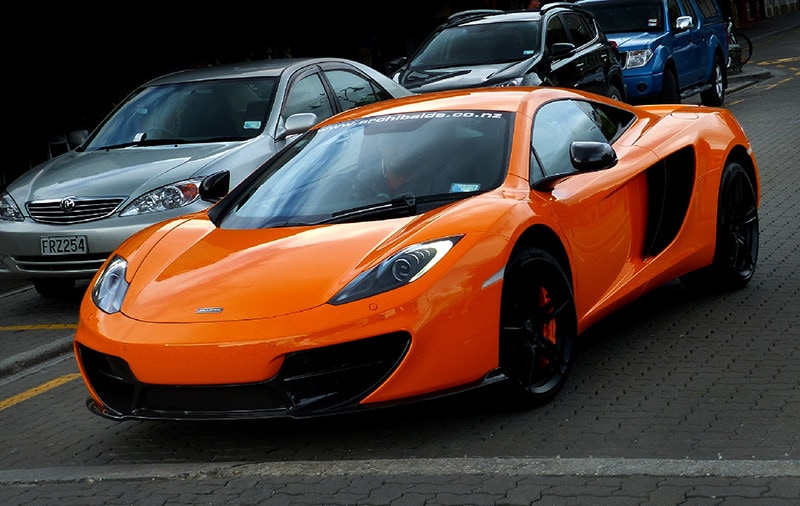 Orange Mclaren