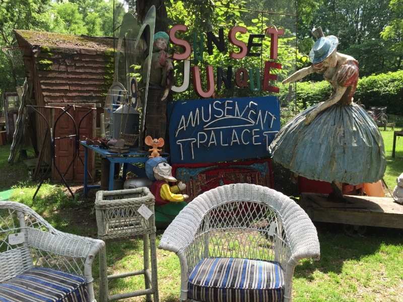 Outdoor chairs and small table on sale