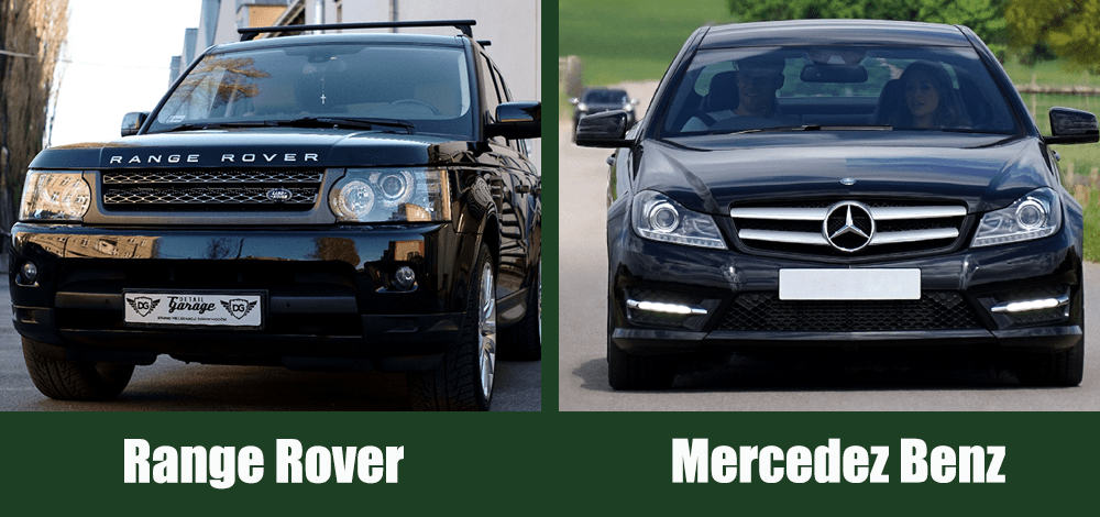 Range Rover VS Mercedez Benz