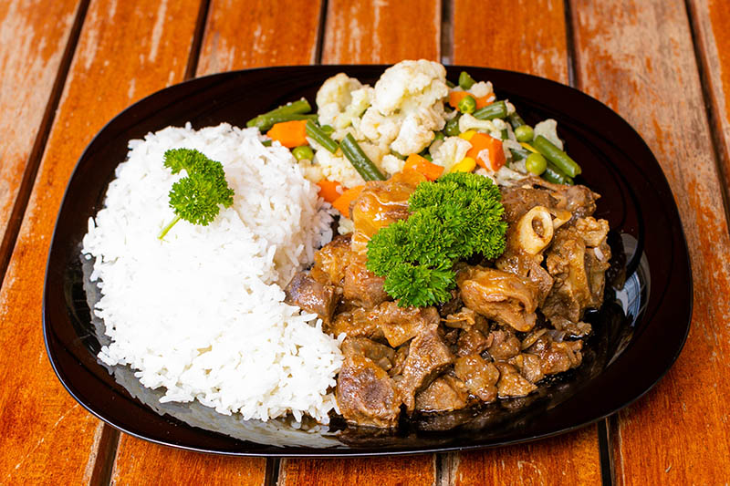 Rice with Meat and Vegetables