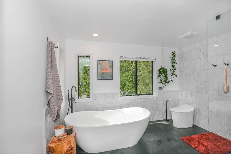 Shower Window Bathtub