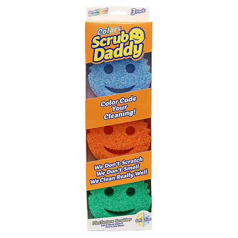 Sponge Scrubber - Scrub Daddy Color Sponge (3 Pack)