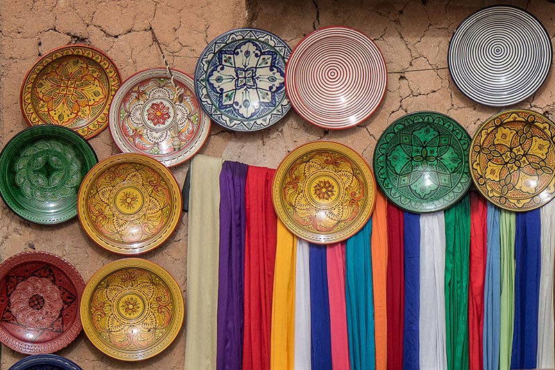 Traditional Plates on Wall