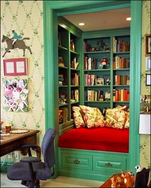 Turn an Underused Closet into an Adorable Reading Nook
