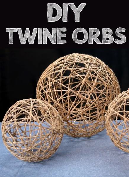Upgrade A Room With Simple DIY Twine Orbs