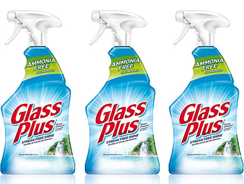 Window and Glass Cleaner - Glass Plus Glass Cleaner (3 Pack)