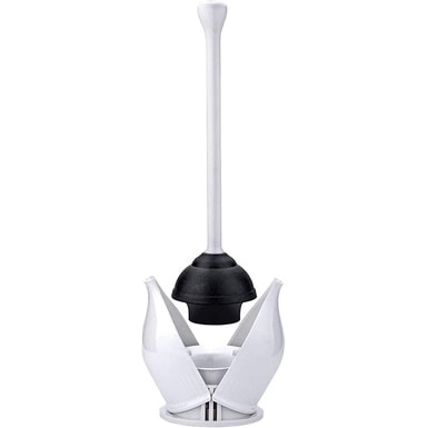 YANXUS Toilet Plunger, Hideaway Toilet Plunger with Caddy
