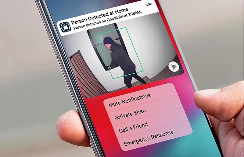 arlo pro 3 floodlight camera mobile app