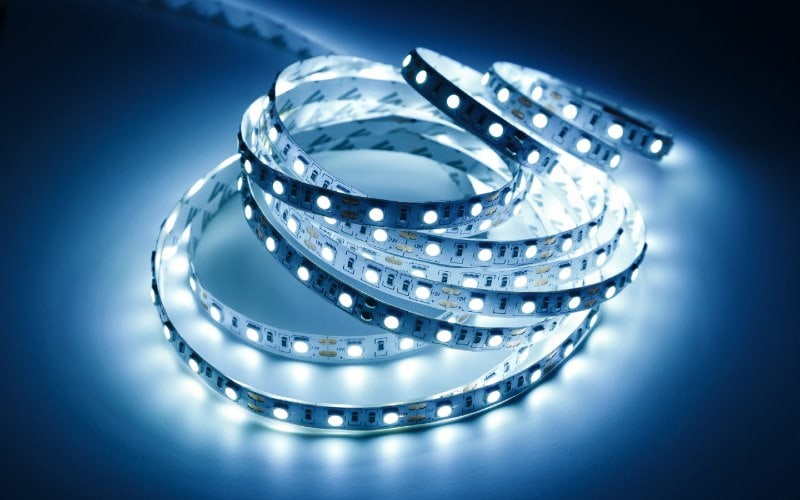 blue led strip light