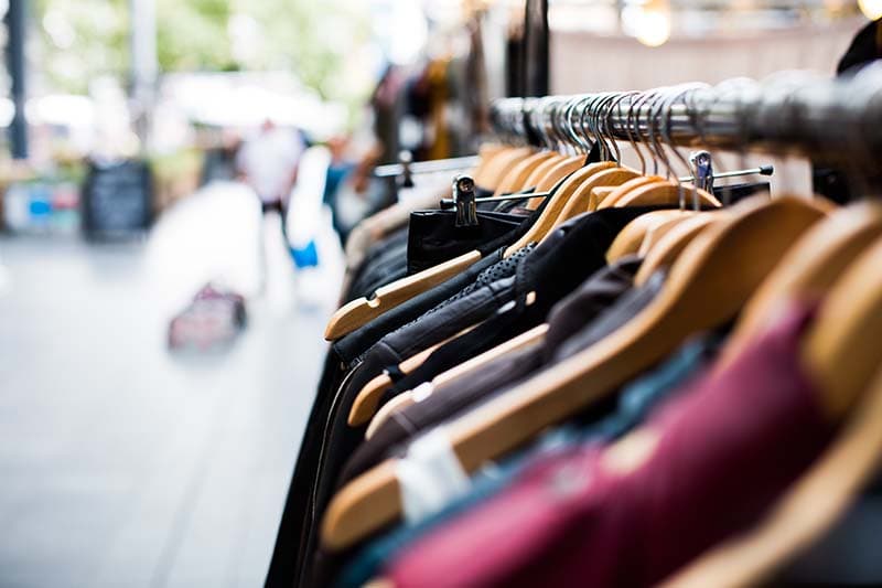 clothes in a garage sale_JumpStory