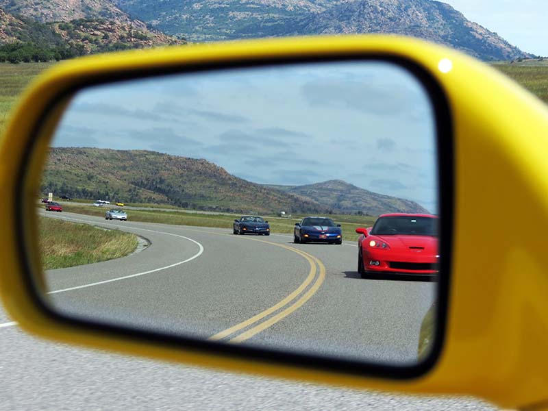 corvettes in a highway_JumpStory