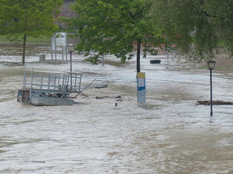 flooded street