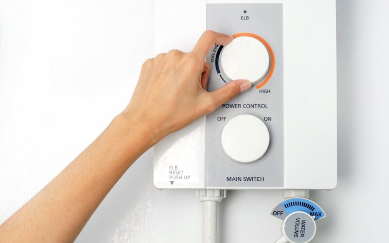 hand rotate temperature adjuster of water heater