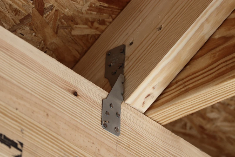 metal clips or roof straps