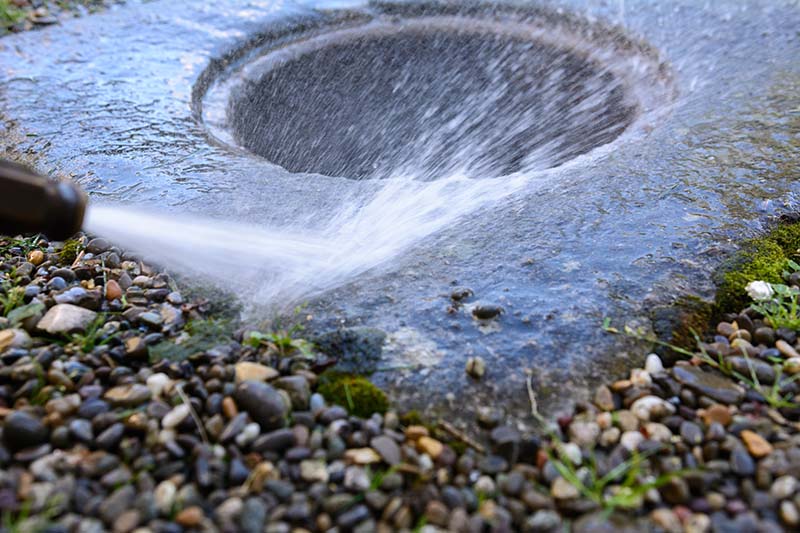splash on water drain