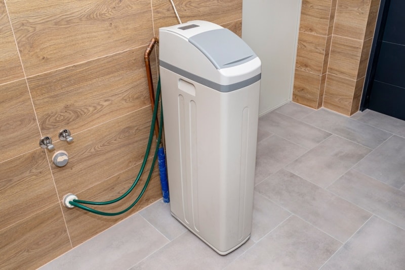 water softener at home