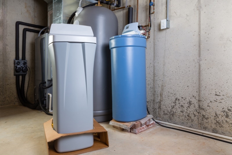 water softener tank