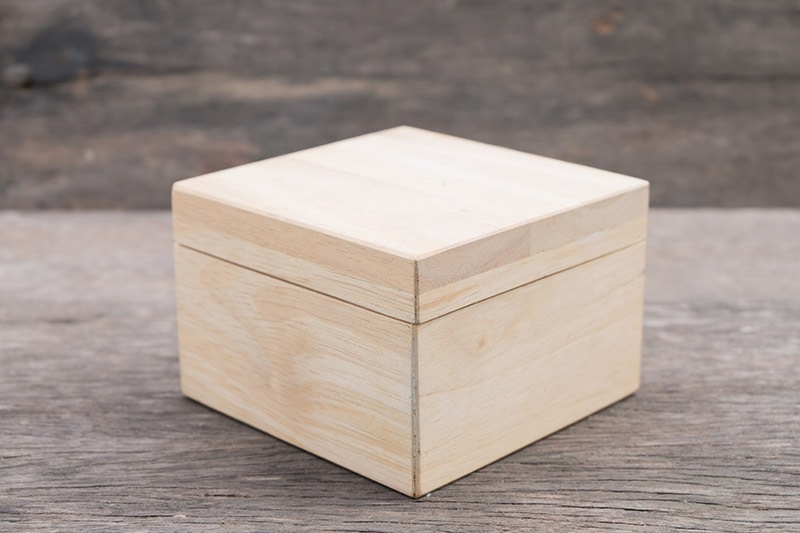 wooden box