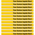 Bright Yellow Custom Carpenter Pencil