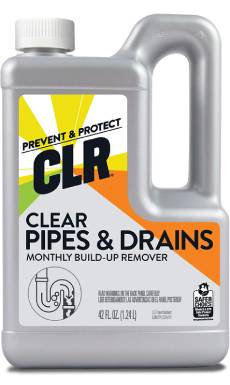 CLR Clear Pipes & Drains Clog Remover and Cleaner