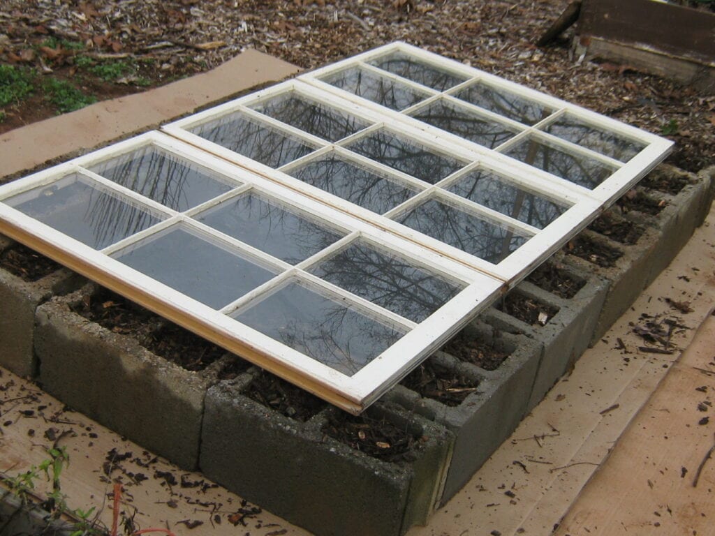 Cheap Cinder Block Cold Frame