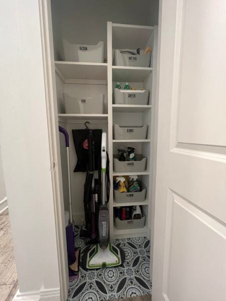 DIY Cleaning Supply Closet