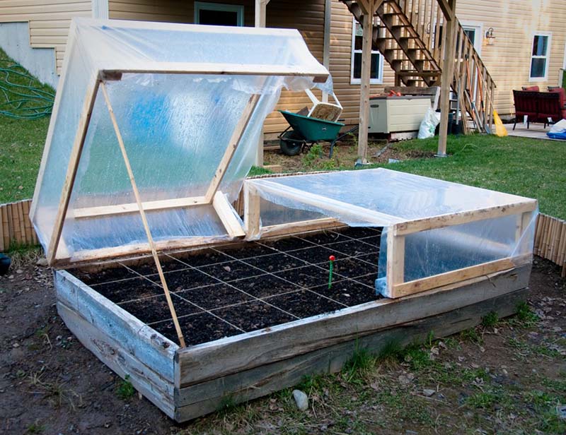 DIY Raised Bed Greenhouse Cover