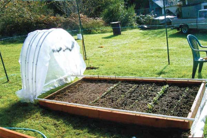 DIY Raised Bed Greenhouse Cover