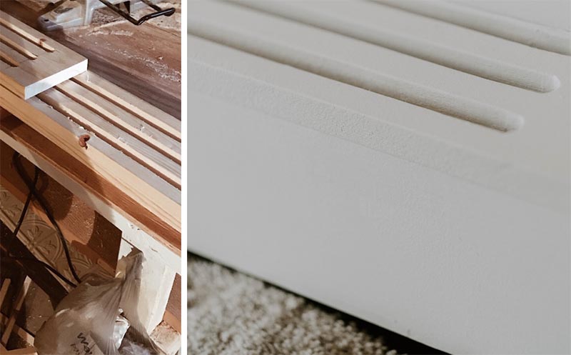 DIY Wooden Baseboard Heater Covers