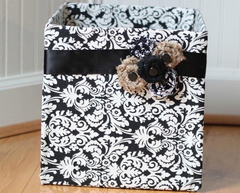 Fabric-Covered Diaper Box