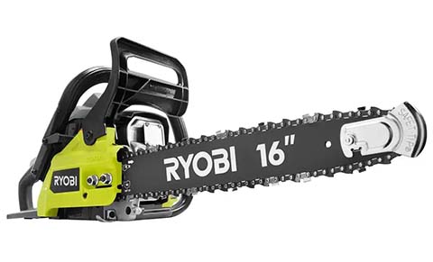 RYOBI 2-Cycle Gas Chainsaw with Heavy-Duty Case