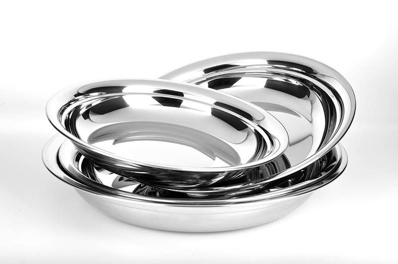 Stacked stainless steel disc