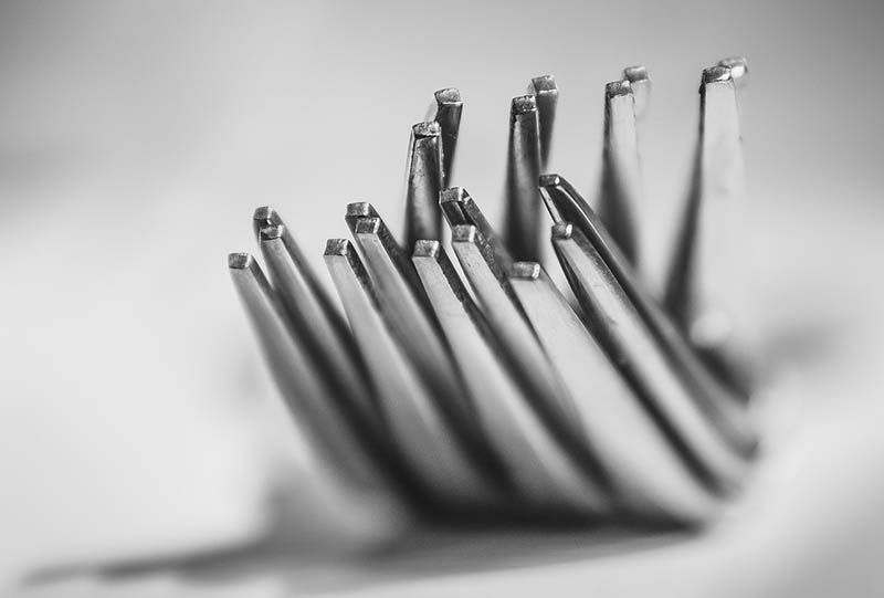 Stainless steel forks