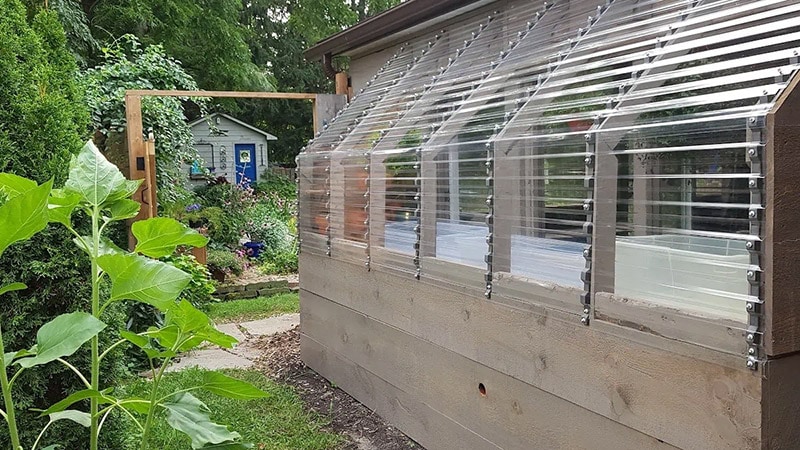 diy lean-to greenhouse