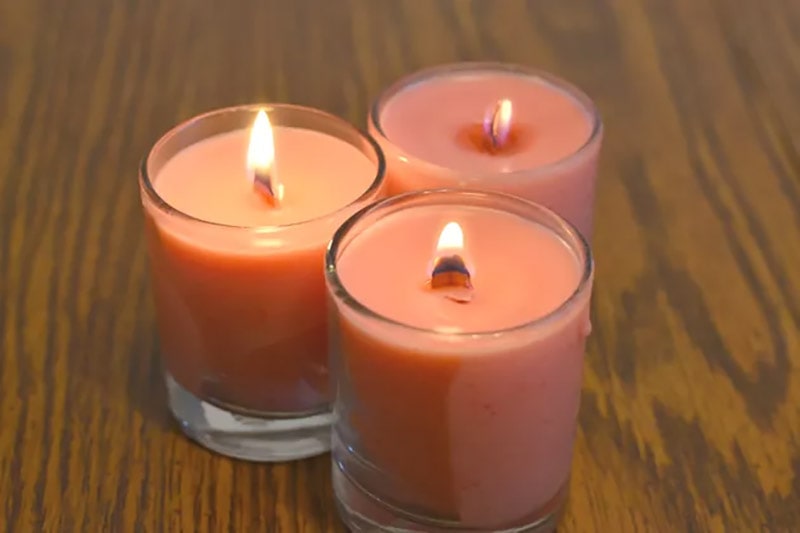 diy wood wick candle