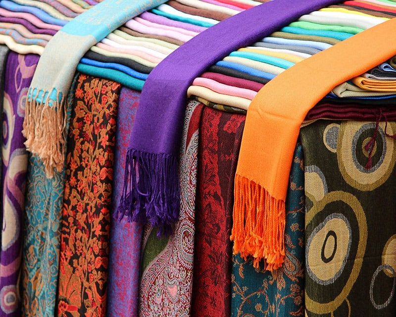 various scarves