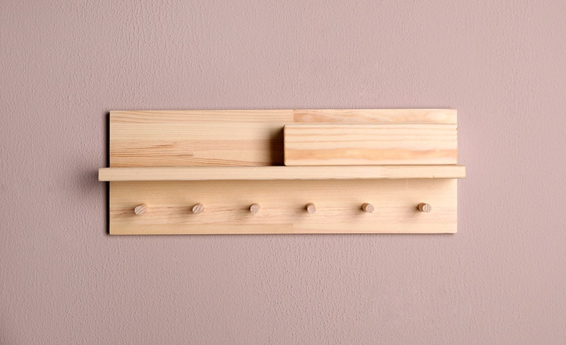 wooden key holder
