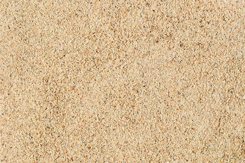 Close up of coarse sand grains
