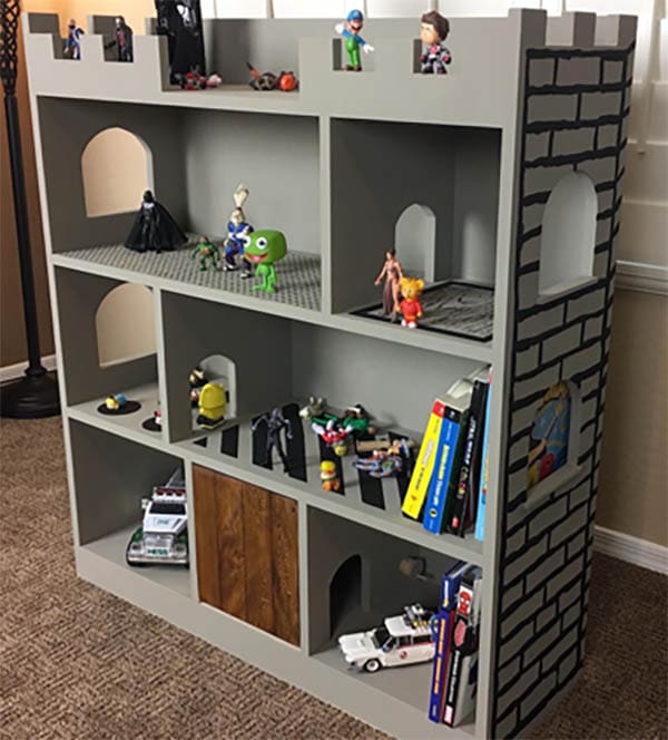 DIY Castle Bookcase