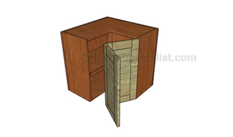 DIY Corner Cabinets
