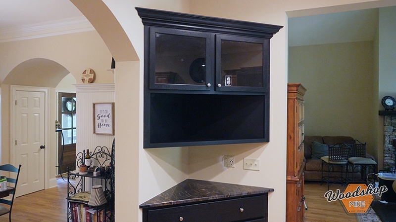 DIY Corner Cabinets