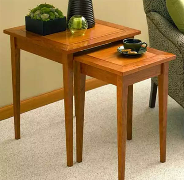 DIY Nesting End Tables Woodworking Plan