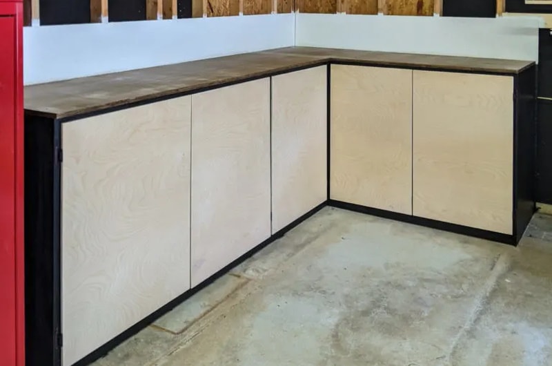 DIY garage cabinet