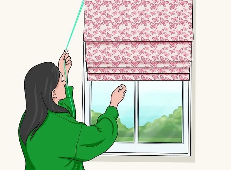 DIY window blinds